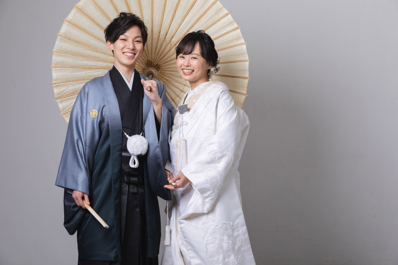 【シンプルに婚礼写真を残す】和装スタジオ◇基本台紙+1カットデータ◇美肌ライブレタッチ付