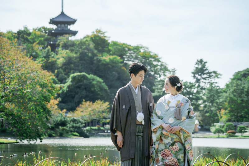 〜衣装は充実の100着以上ご用意〜三渓園ロケーションプラン◇200カット以上全データ付き◇