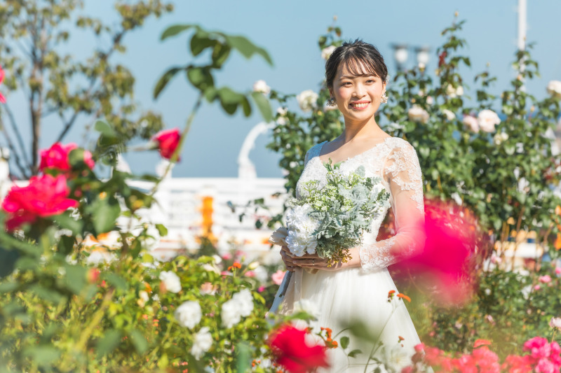 【平日限定】《今ならシーズン料金無料!》山下公園ロケーション ◇200カット以上全データ付◇洋装でも和装でも◎