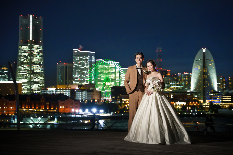 【選べる特典プレゼント】大桟橋夕景+夜景ロケーションプラン◇たっぷり200カット以上全データ付◇美しい横浜を残すなら