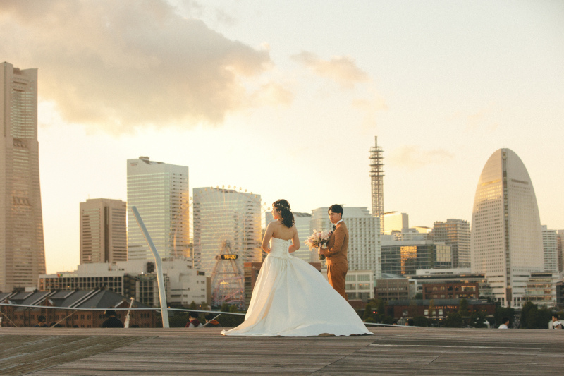 【選べる特典プレゼント】大桟橋夕景+夜景ロケーションプラン◇たっぷり200カット以上全データ付◇美しい横浜を残すなら