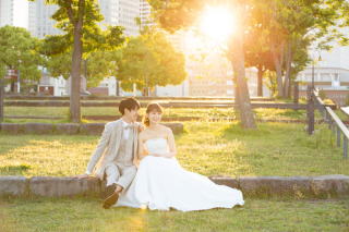 【選べるみなとみらい周辺洋装ロケーション】 ◇150カット以上全データ付◇横浜らしい風景の中残す結婚写真◇