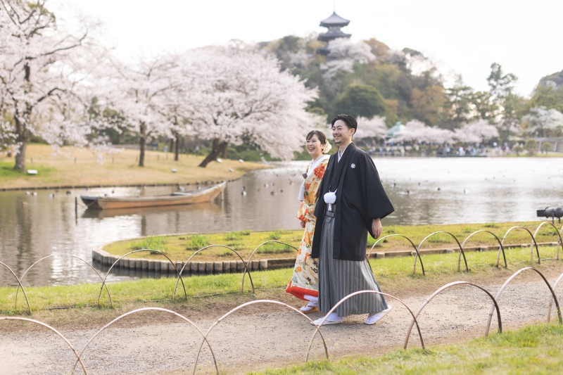 【紅葉シーズン残りわずか♪】〜衣装は充実の100着以上ご用意〜三渓園ロケーションプラン◇200カット以上全データ付き◇