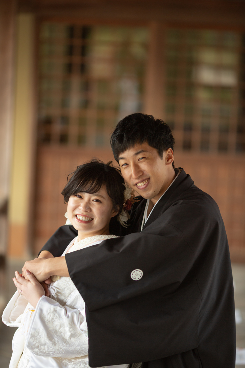 後ろからぎゅー！