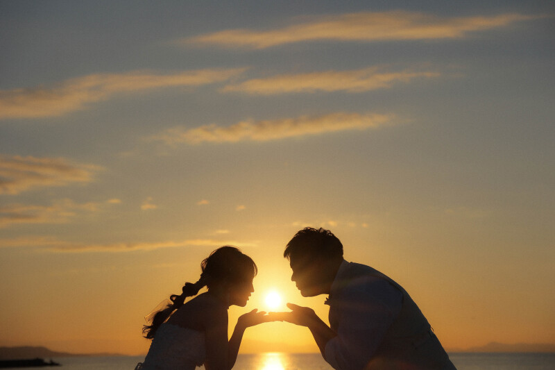 マーブルビーチでサンセット!