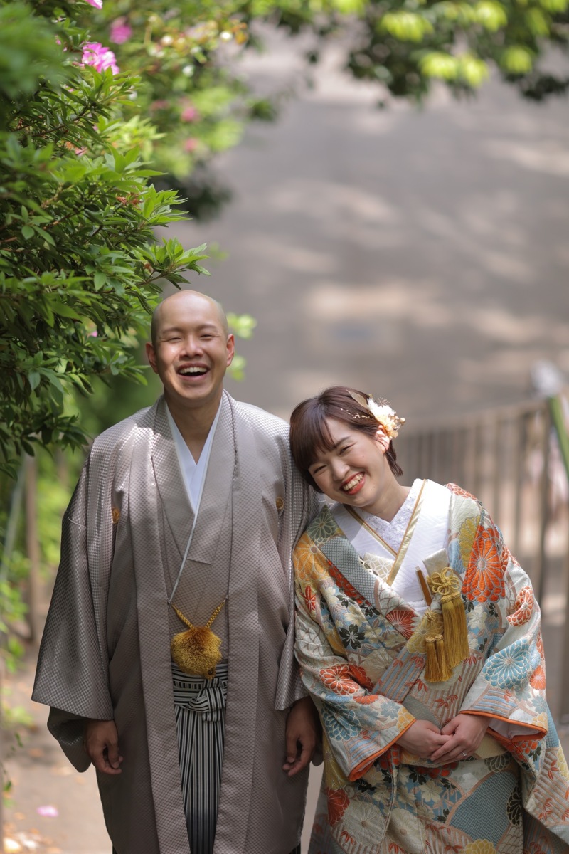 寄り添う新婦様☺︎