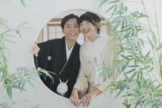 スタジオ＋和庭園のMIX撮影♪