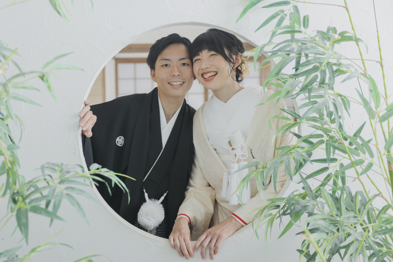 スタジオ+和庭園のMIX撮影♪