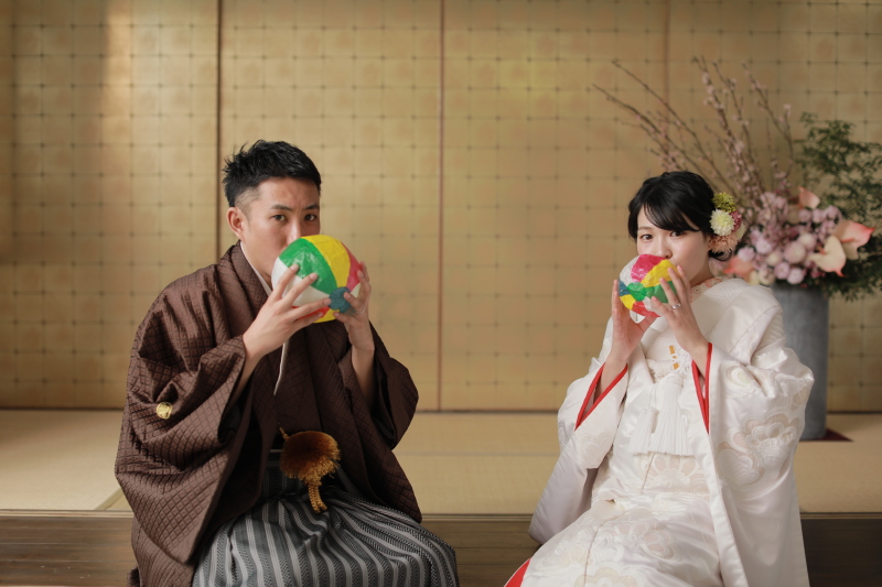 紙風船をフーッ◎◎