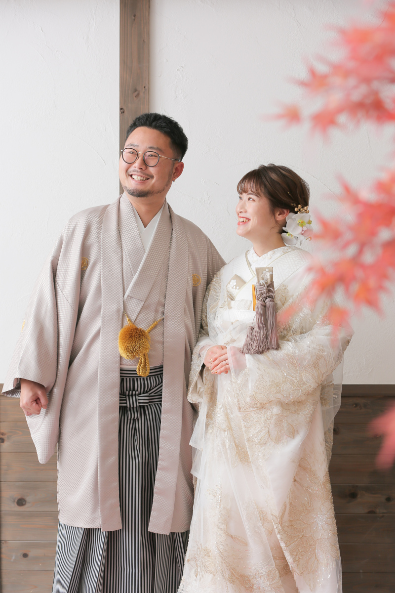 紅葉の屋内庭園