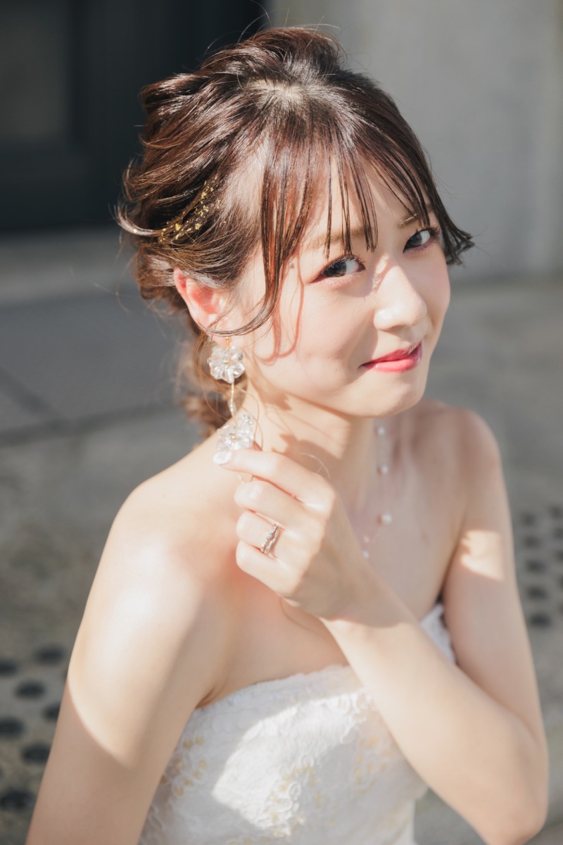 新婦様アップ
