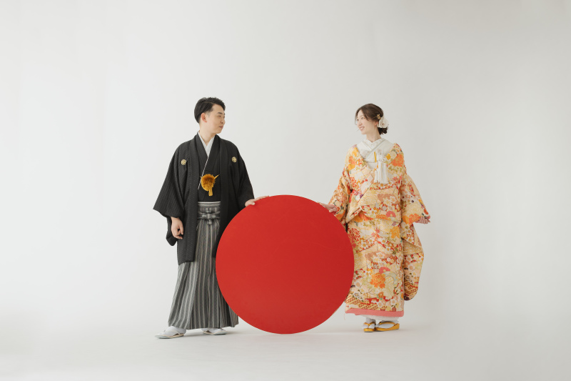 和装の前撮りも楽しく可愛く