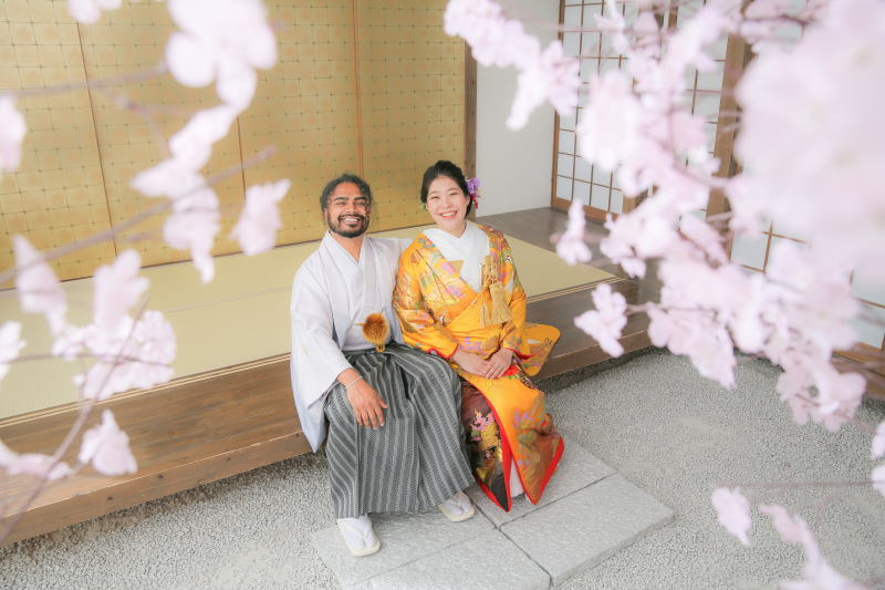 お花見の雰囲気!