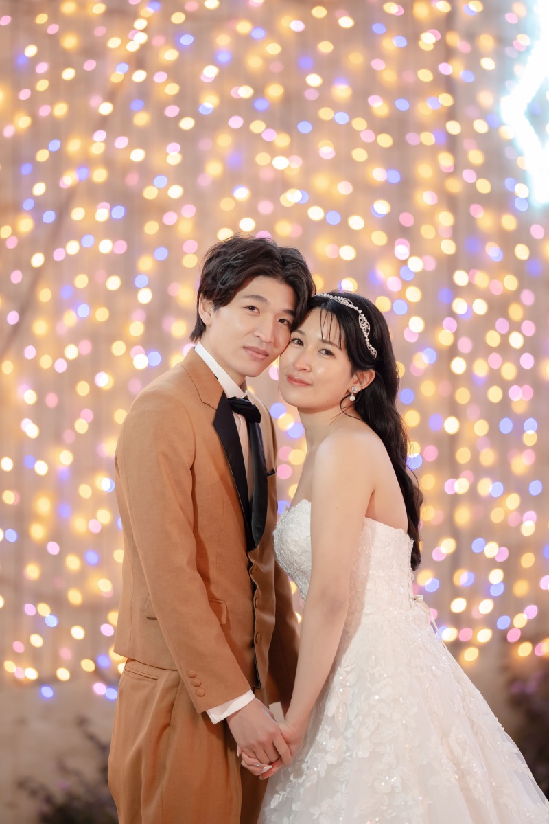 お顔を近づけて