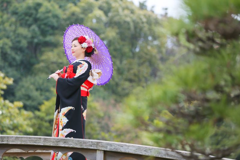 引き振袖をチョイス！