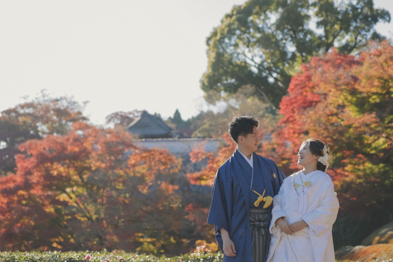 だるまと一緒に / in勝尾寺