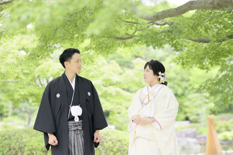 白無垢と色打掛2着撮影♪