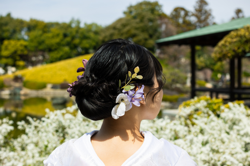 美しいまとめ髪