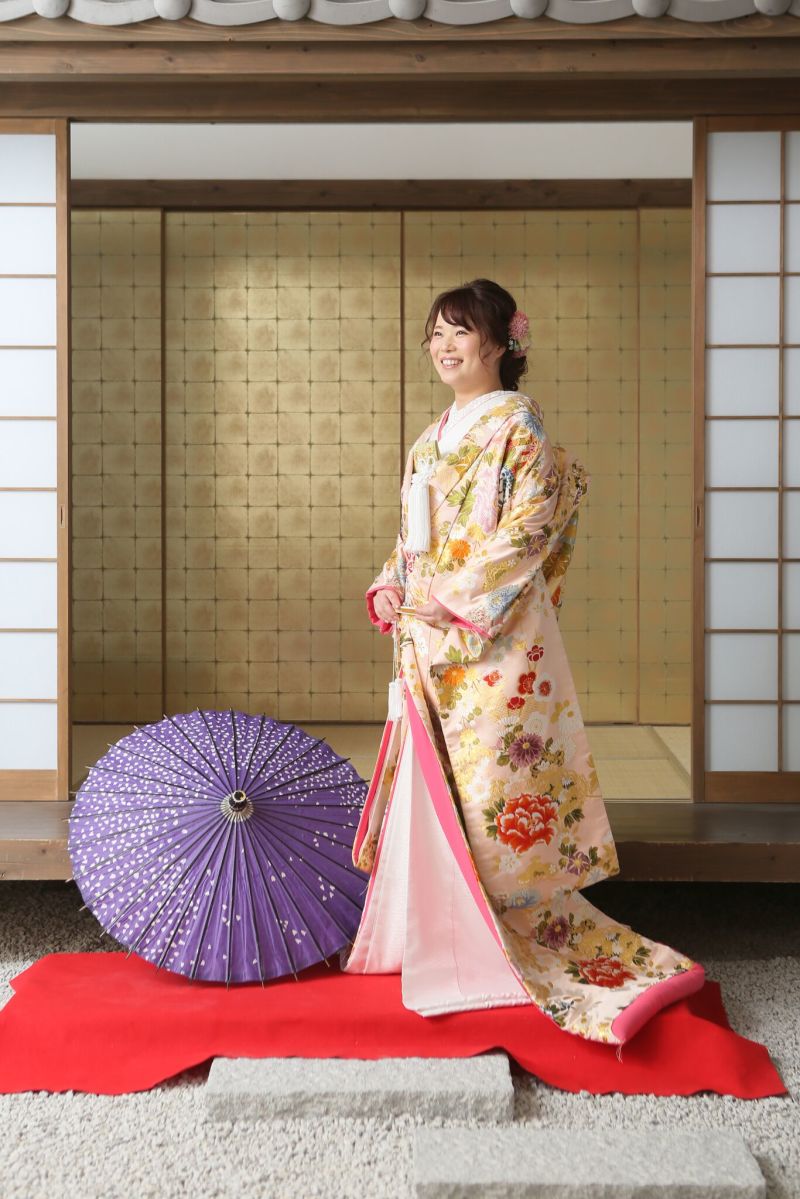 ピンクの打掛♪