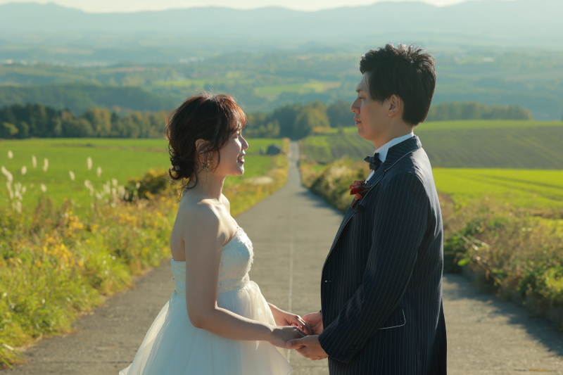 広大な景色の中で