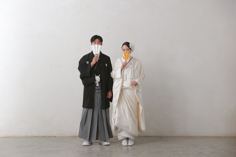 仲睦まじい新郎新婦様♡