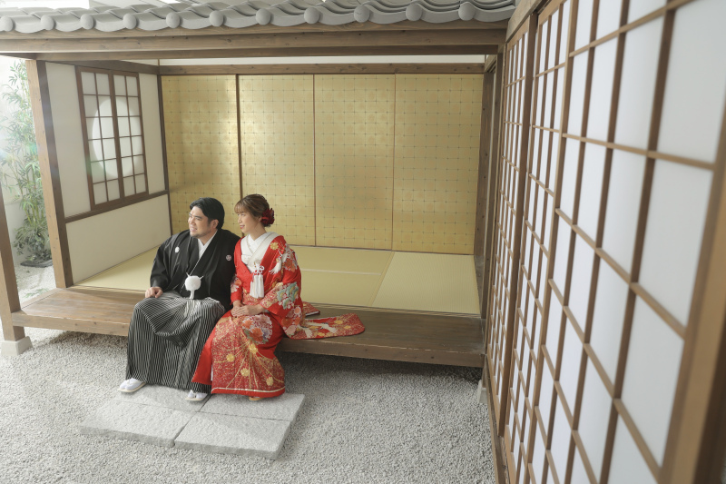 スタジオ、お衣装もチェンジ