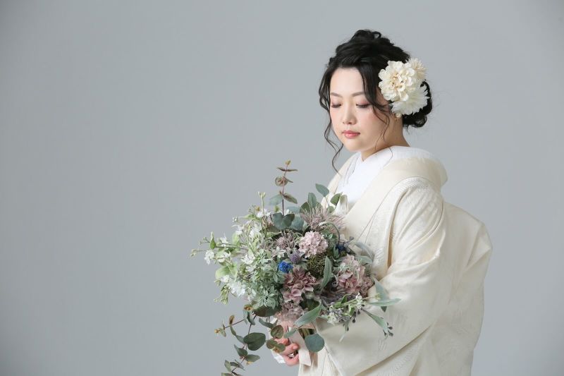 新婦様の美しいソロショット☆