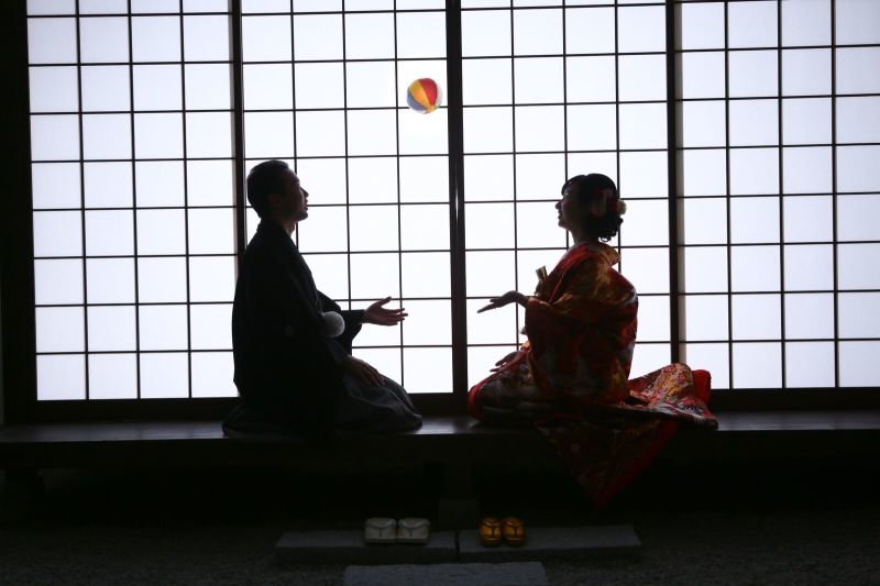 幻想的な風船遊び☆