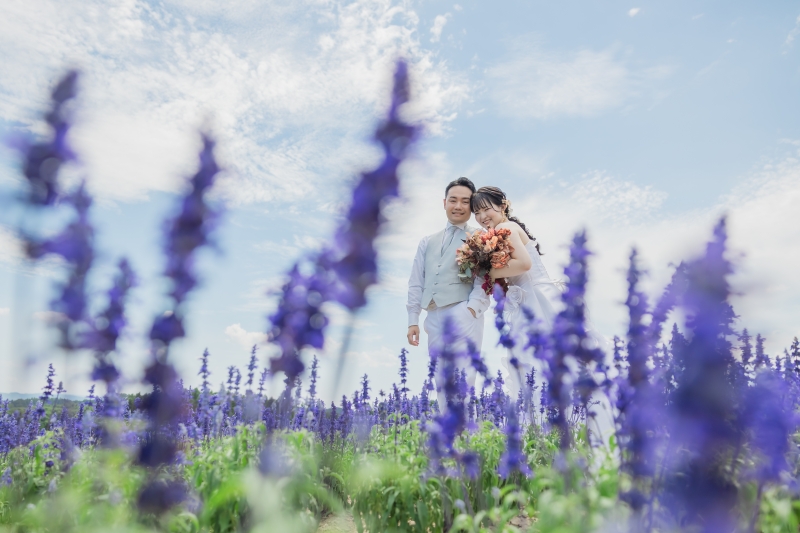 お花の隙間から