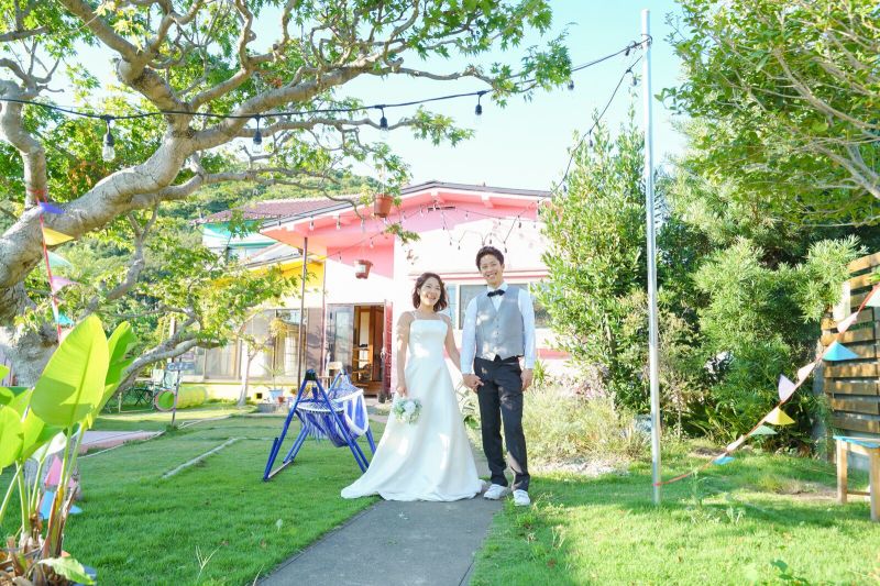 写真映えするお庭!