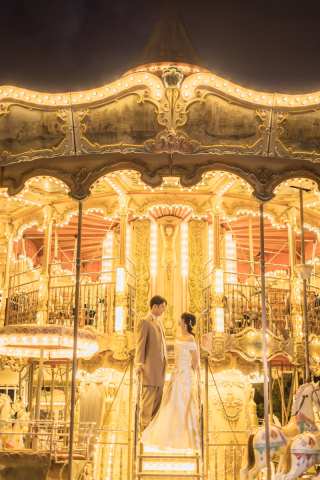ロマンチック度10000000%の遊園地ロケーション