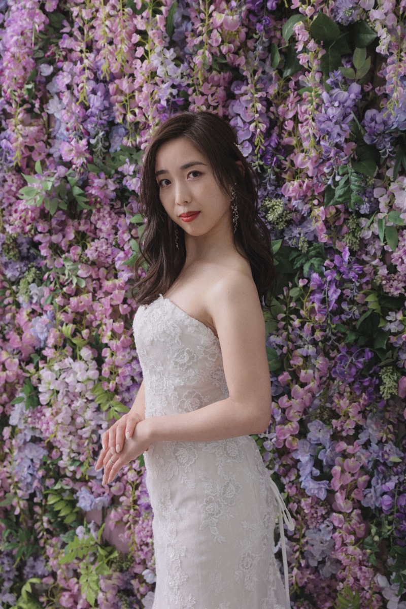 豪華なフラワーウォール