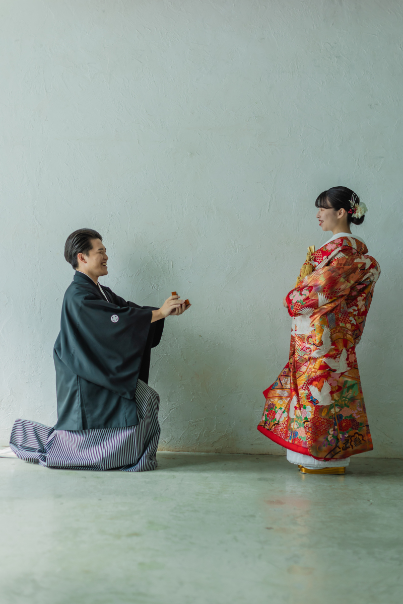 プロポーズ風のお写真も！