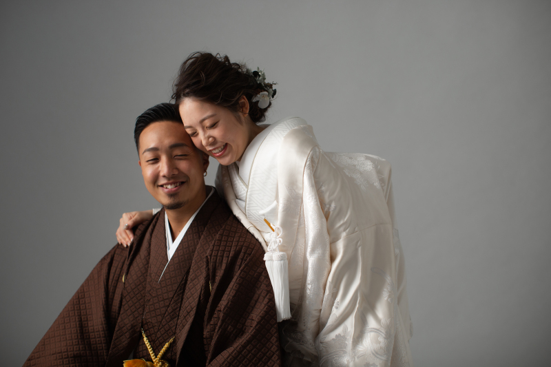 1着目は和装で!