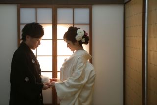 和装屋内庭園！