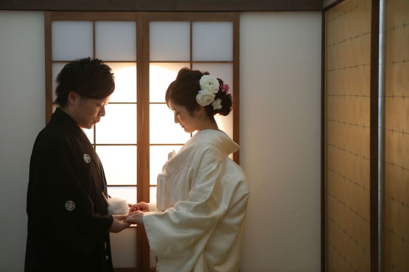 和装屋内庭園！