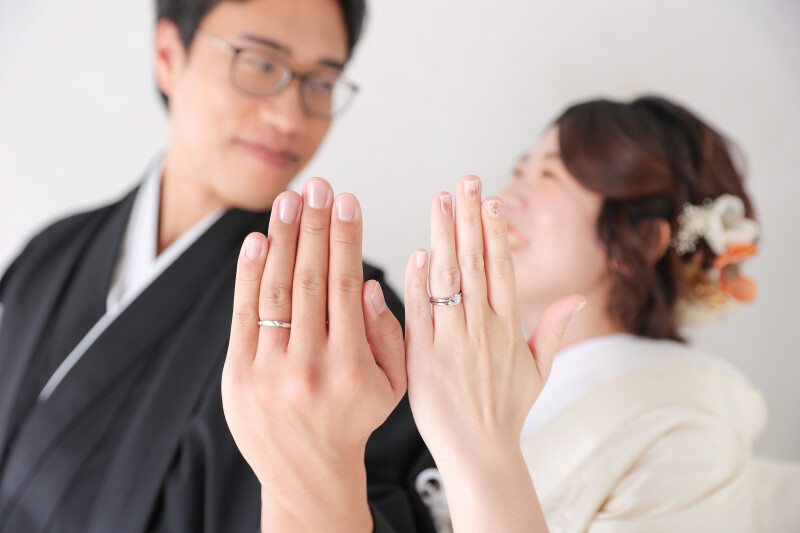 指輪見せ
