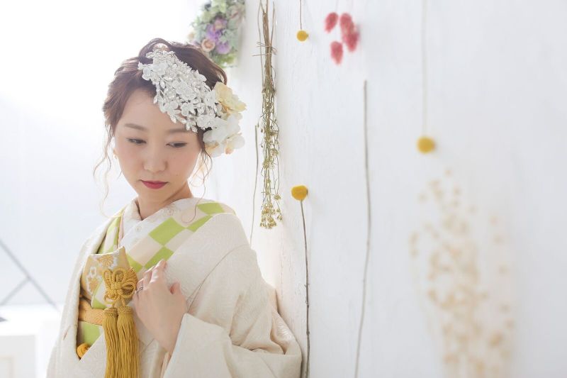 お花に囲まれたアップ写真♡