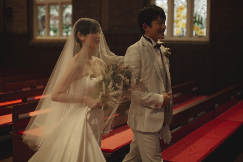 ベールを使って・・