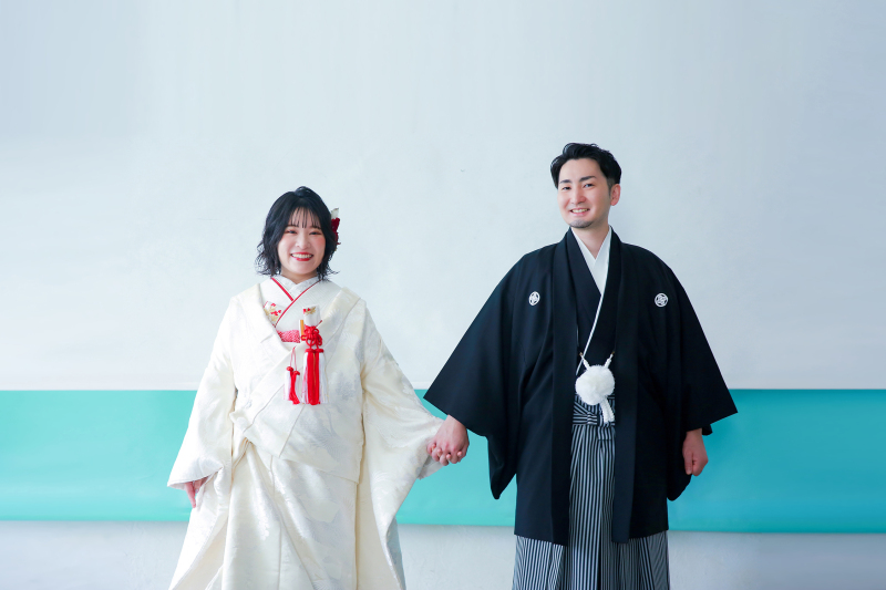 和装ハウススタジオでフォトウェディング
