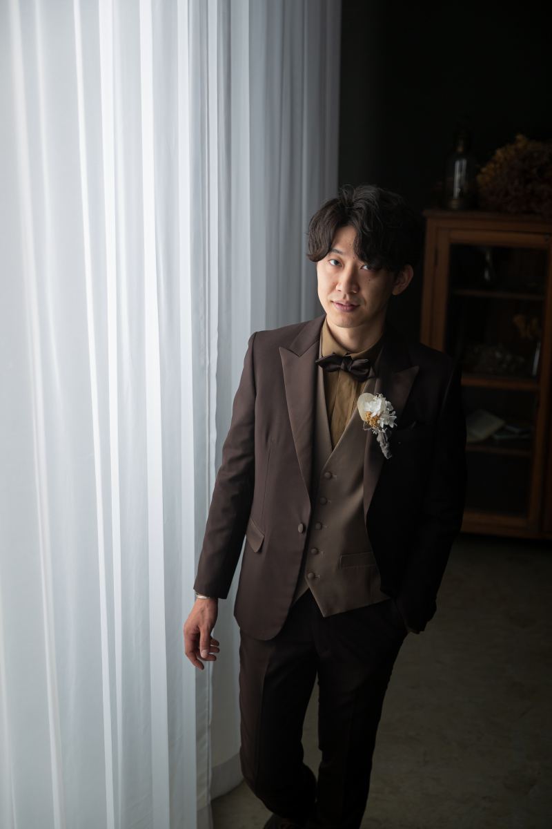新郎様のソロショット