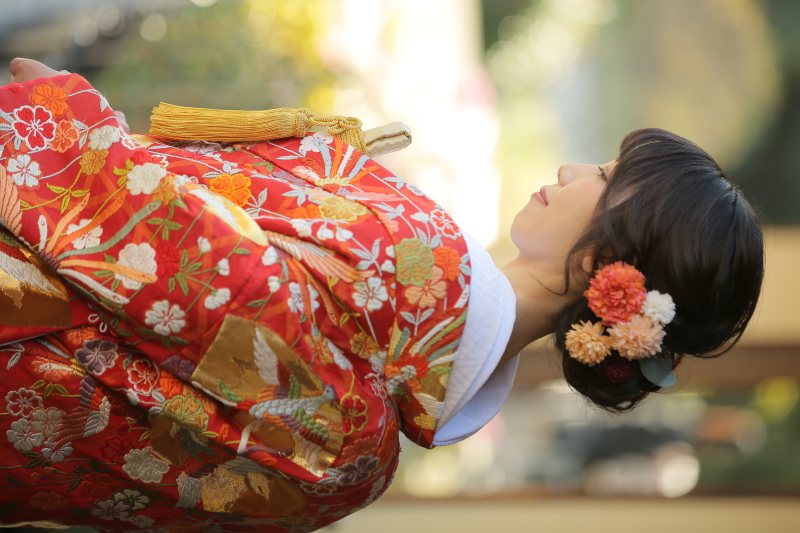 新婦様のソロショット