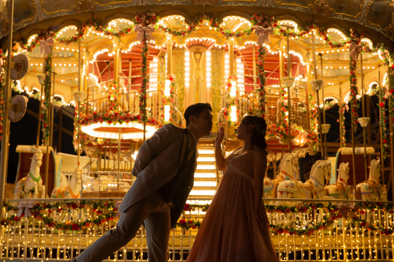 遊園地に灯る、ふたりだけの時間