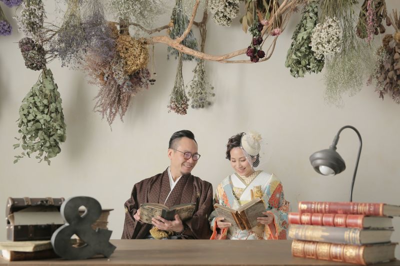 ハウススタジオでは背景を選べます♪