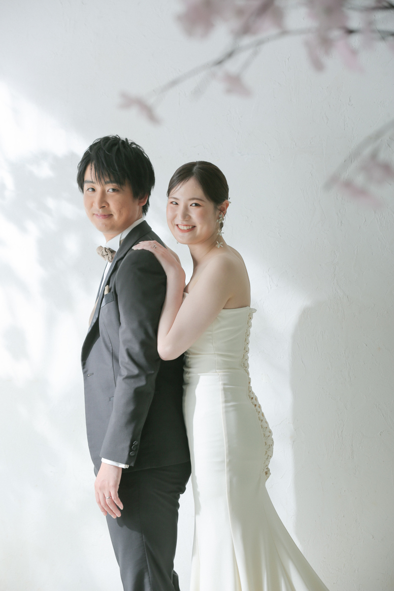 後ろからギュ〜!♡