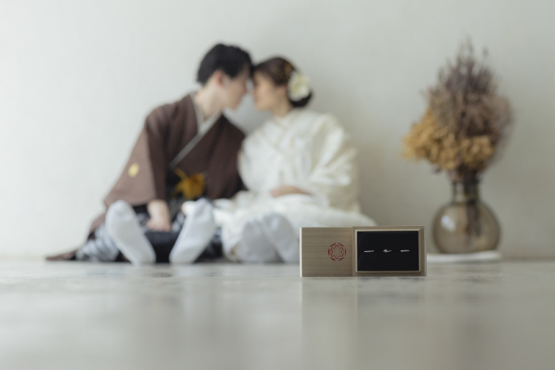 指輪のケースもお洒落に