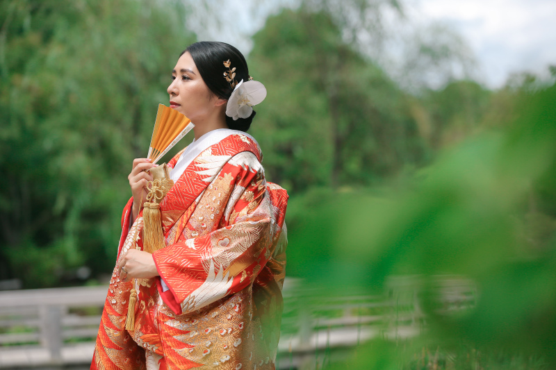 新婦様のソロショット