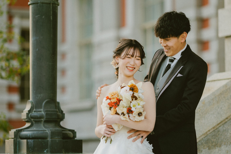 笑顔満点のお二人