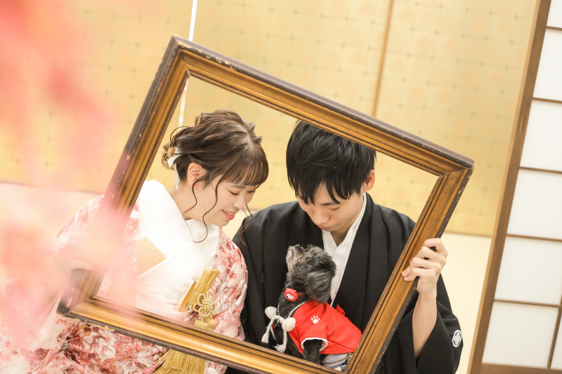 フレームの中に!