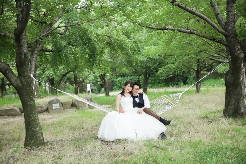 ハンモックでゆらゆら☆